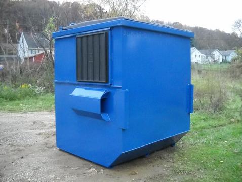 compaction non load containers rear refuse plastic